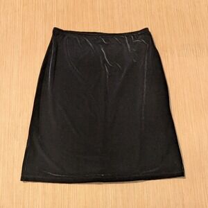 My Michelle Skirt Black Velvet Mini Side Slit Party Whimsygoth Women's Large